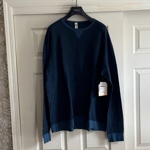 Theory Men's Navy Crewneck Sweater